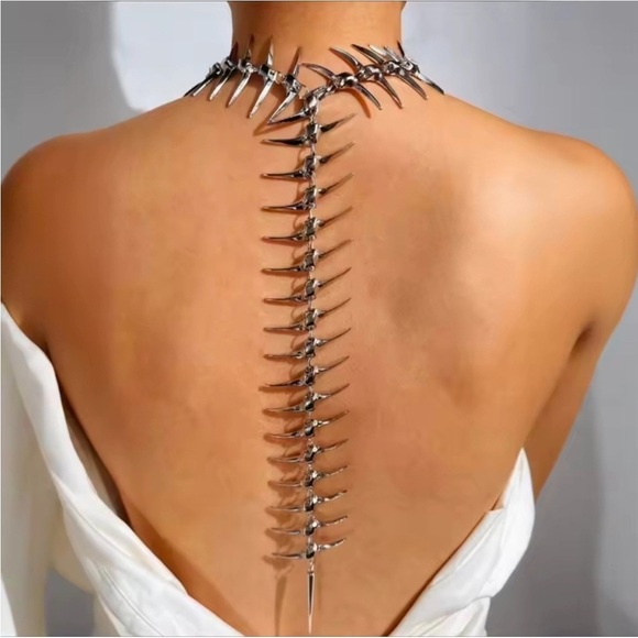 Anthropologie Jewelry - Couture Spike Fishbone Necklace